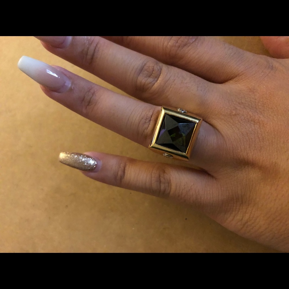 Henri Bendel Smokey Quartz Ring